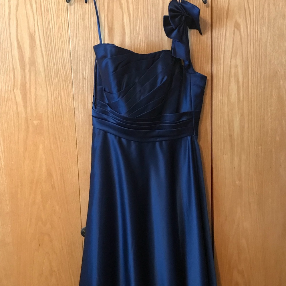 Navy knee length